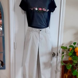 LRL, Lauren Jeans Co, Ralph Lauren, COTTON CAPRIS, Size 6